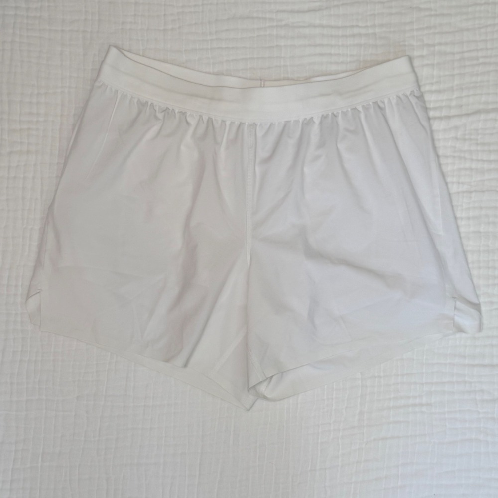 All In Motion Athletic Shorts Womens White Sz Large Running Clean Girl Aesthetic